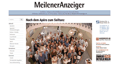 Desktop Screenshot of meileneranzeiger.ch